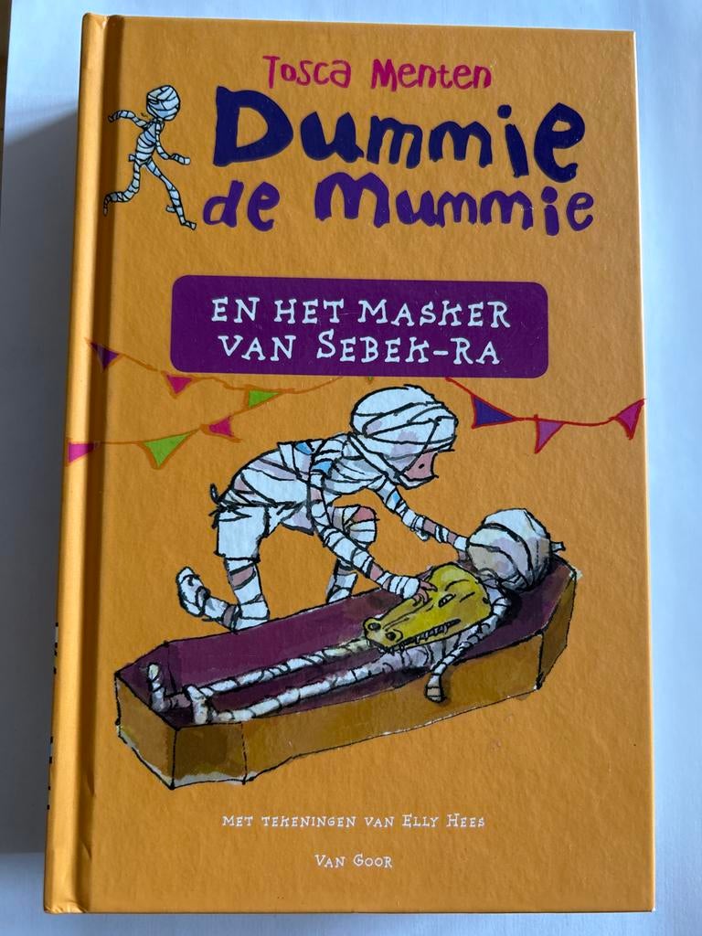 Dummie de Mummie en het Masker van Sebek-Ra, Ophalen of Verzenden, Zo goed als nieuw, Fictie algemeen