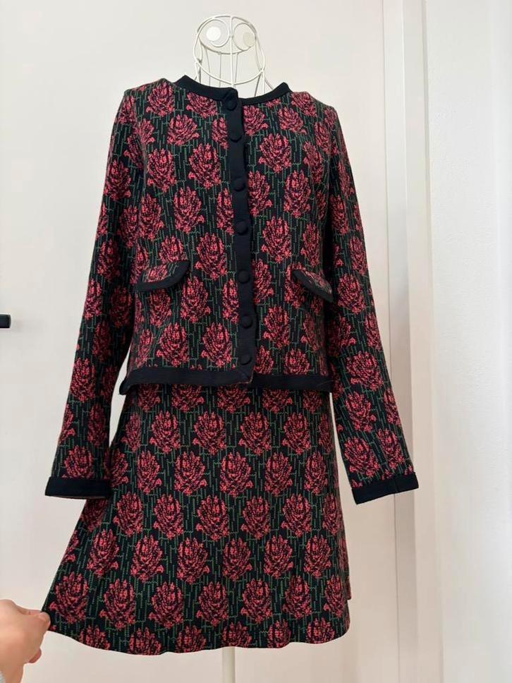 King Louie set M, Kleding | Dames, Jasjes, Kostuums en Pakken, Zo goed als nieuw, Kostuum of Pak, Maat 38/40 (M), Zwart, Ophalen of Verzenden