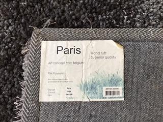 Vloerkleed donker Grijs 140x200, Ophalen, Nieuw