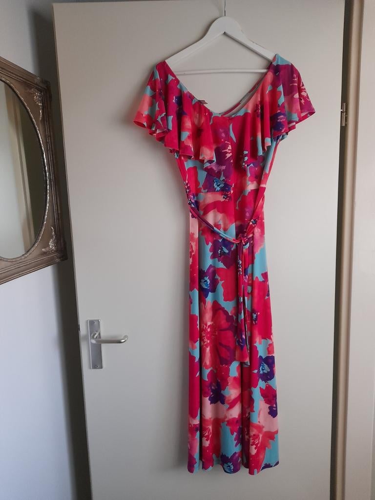 Dames lange zomerjurk mt M, Kleding | Dames, Jurken, Ophalen of Verzenden, Zo goed als nieuw, Maat 38/40 (M), Onder de knie