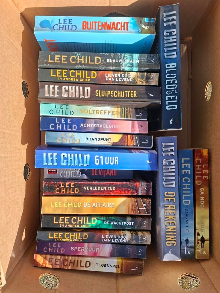 Lee Child boeken - 19 stuks, Boeken, Ophalen