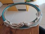 Grote Oude Spiegel..Barokstyle/ Strik Ornament 95/70 cm, Ophalen, Rechthoekig