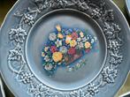 Gien dessertbordjes taartbordjes blauw Harmonelle set zgan, Ophalen of Verzenden, Zo goed als nieuw, Overige stijlen, Bord(en)