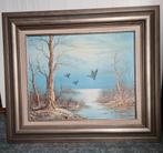 Schilderij natuur zicht, Ophalen of Verzenden
