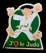 J' (hartje) le Judo pin, Verzamelen, Speldjes, Pins en Buttons, Verzenden, Nieuw, Sport, Speldje of Pin