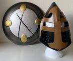 Middeleeuwse Helmen en Schild [Cosplay, LARP], Overige typen, Ophalen of Verzenden, Zo goed als nieuw