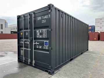 Actie! 20 FT containers nieuw RAL 7016 Antracietgrijs beschikbaar voor biedingen