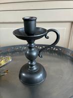 Antieke Tinnen Oorkandelaar Foca Oosterbeek, Ophalen of Verzenden, Overige materialen