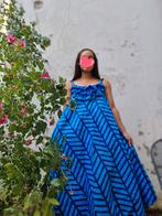 Afrikaanse zomerjurk, Blauw, Maat 46/48 (XL) of groter, Nieuw, Ophalen of Verzenden