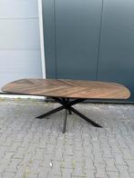 Deens ovale visgraat eiken eettafel 220 x 100 x 3 cm, Ophalen