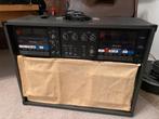 Philips vintage versterker incl dubbel cassettedeck, Ophalen, Gebruikt, Minder dan 50 watt