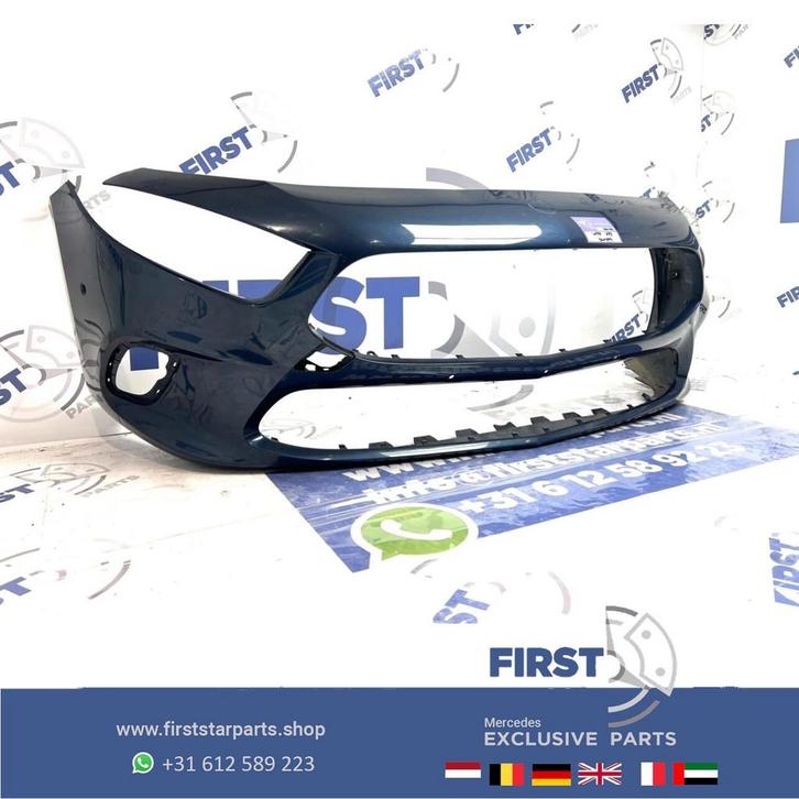 W177 A Klasse BUMPER 2019-2023 Mercedes VOORBUMPER BLAUW ORI, Auto-onderdelen, Carrosserie en Plaatwerk, Bumper, Mercedes-Benz