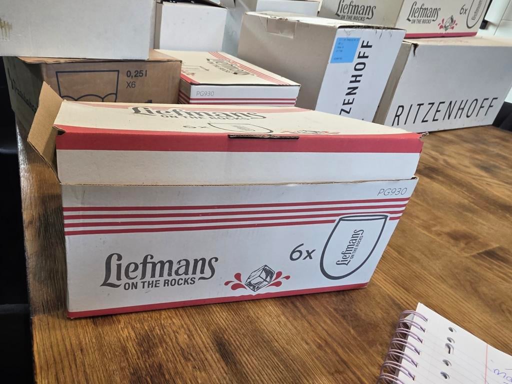 Liefmans on the rocks, Verzamelen, Glas en Borrelglaasjes, Ophalen of Verzenden, Nieuw, Bierglas