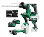 Hikoki KC18DEWHZ2 Combiset - 18 V / in tas. Inclusief 2x 18V