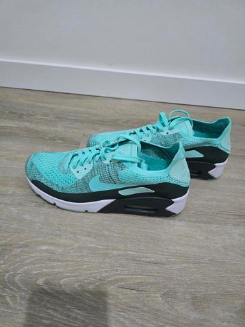 Nike Air Max 90 Ultra 2.0 Flyknit Hyper Turquoise Maat 41  beschikbaar voor biedingen