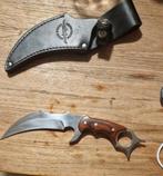 Karambit mes met lederen schede Gil Hibben, Ophalen of Verzenden