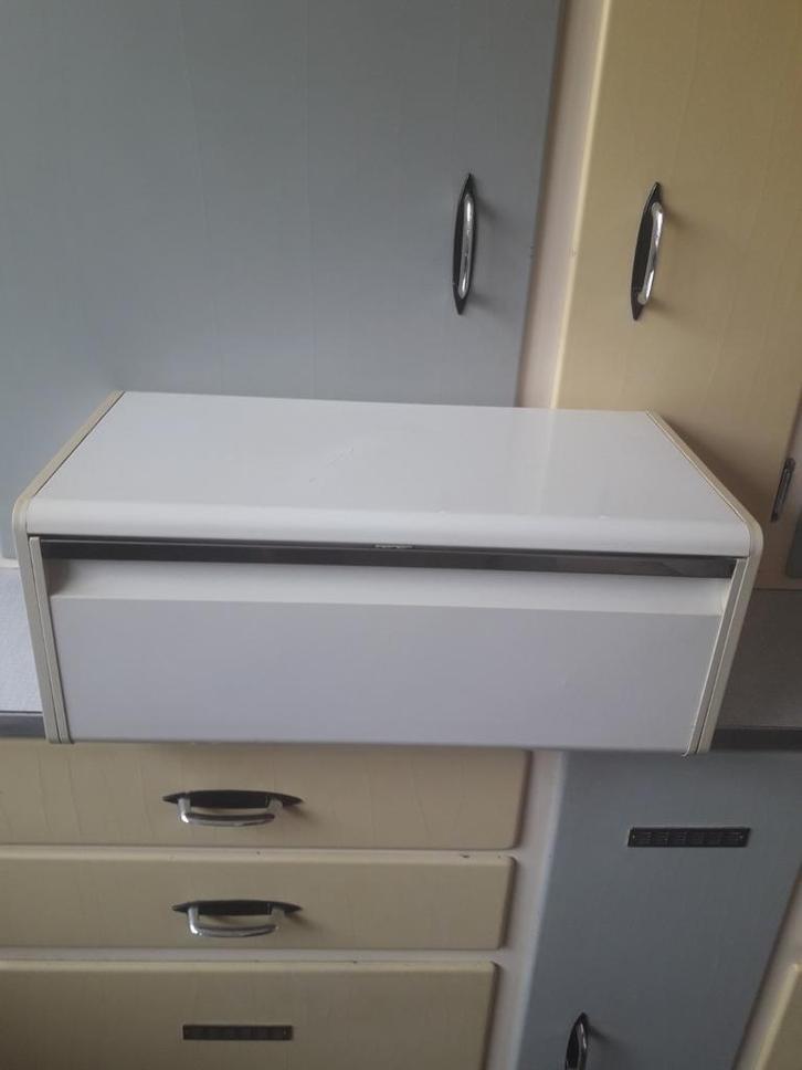 Retro Brabantia Broodtrommel - Vintage Keukenopberger, Huis en Inrichting, Keuken | Keukenbenodigdheden, Gebruikt, Ophalen of Verzenden