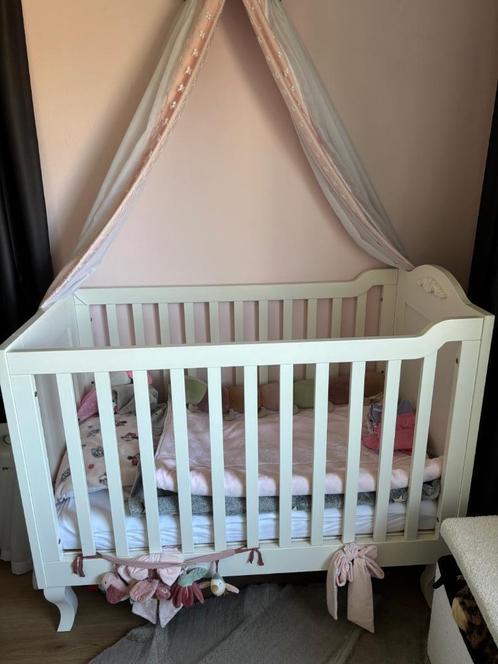 Kinderkamer barok wit zilver, Kinderen en Baby's, Kinderkamer | Complete kinderkamers, Zo goed als nieuw, Meisje, Ophalen