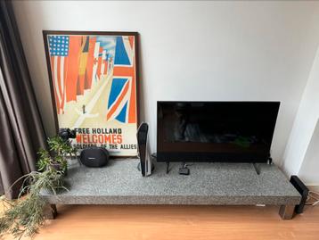 TV-meubel 200x60cm Graniet Nero Impala