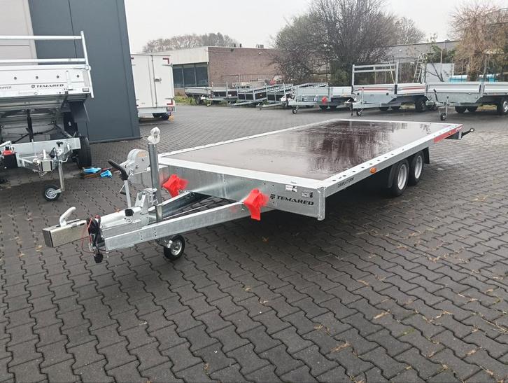 Temared autotransporter Multitransporter 450x200, Auto diversen, Aanhangers en Bagagewagens, Nieuw, Ophalen