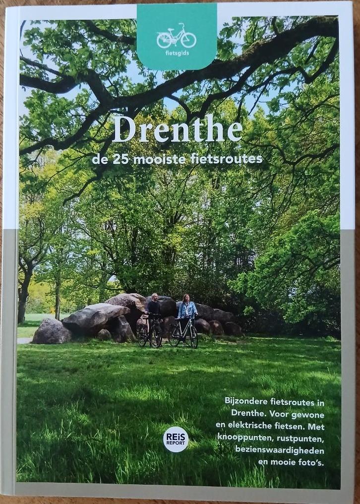 Fietsgids Drenthe de 25 mooiste fietsroutes, Boeken, Reisgidsen, Zo goed als nieuw, Fiets- of Wandelgids, Benelux, Overige merken