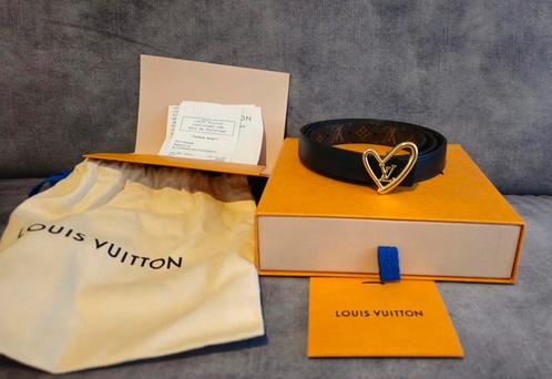 Louis Vuitton Fall in Love riem belt 85cm, Kleding | Dames, Riemen en Ceinturen, Zo goed als nieuw, Zwart, Ophalen of Verzenden
