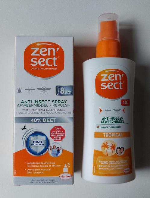 NIEUW: anti-insect Zen'sect /teken-muggen- tijgermuggen., Sieraden, Tassen en Uiterlijk, Uiterlijk | Lichaamsverzorging, Nieuw