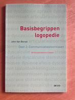 Basisbegrippen Logopedie - John Van Borsel, Ophalen of Verzenden, Alpha, Gelezen, HBO