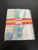 Rolkussenhoes blond Amsterdam, Huis en Inrichting, Ophalen of Verzenden, Nieuw, Blauw, Overige vormen