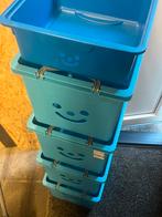 Iris Ohyama Smile Opbergbakken 4x 32L +1 kleine ikea kallax, Ophalen of Verzenden, Zo goed als nieuw, Overige typen