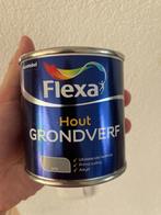 Flexa hout grondverf grijs 0,25L, Ophalen, Nieuw, Verf, Grijs