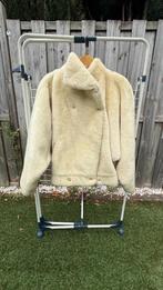 Vintage Furséttex Paris Shearling Jas – Made in France, Wit, Ophalen of Verzenden, Jasje, Maat 36 (S)