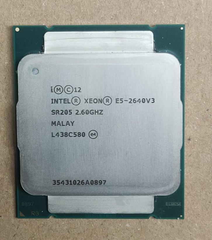 xeon e5-2640v3 8C/16T, 2.60GHz to 3.40Ghz, QPi 8, Computers en Software, Processors, Zo goed als nieuw, 3 tot 4 Ghz, Ophalen of Verzenden