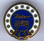 ZETOR ZKL blauw email op koper tractor speldje ( E_198 ), Verzenden, Nieuw, Transport, Speldje of Pin