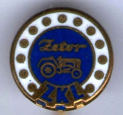 ZETOR ZKL blauw email op koper tractor speldje ( E_198 ), Verzamelen, Speldjes, Pins en Buttons, Nieuw, Speldje of Pin, Transport