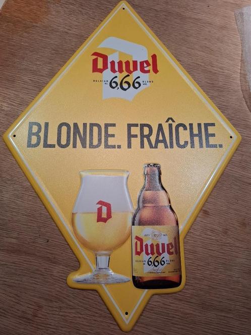 Reclamebord Duvel, Verzamelen, Biermerken, Nieuw, Reclamebord, Plaat of Schild, Duvel, Ophalen of Verzenden