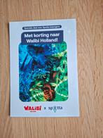 Korting 4x 14.50 euro voor Walibi Holland, Tickets en Kaartjes, Drie personen of meer, Kortingskaart
