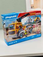 PLAYMOBIL Action Heroes Vrachtwagen met kraan 71750 - NIEUW, Nieuw, Ophalen of Verzenden, H, H