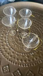 5x cocktailglas hanger kerst accessoire glas, Ophalen, Zo goed als nieuw