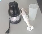 staafmixer, mengbeker en hakmolentje, Witgoed en Apparatuur, Keukenmixers, Minder dan 1 liter, Ophalen, Gebruikt, 2 snelheden