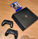 PlayStation 4 Pro 1 TB, Spelcomputers en Games, Ophalen, Met games, Met 2 controllers, Zo goed als nieuw