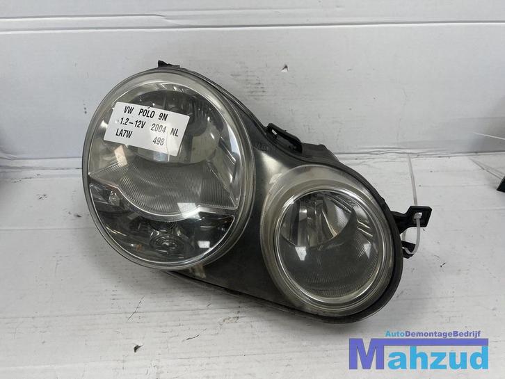VW POLO 9N Rechts koplamp 2003-2005, Auto-onderdelen, Verlichting, Volkswagen, Gebruikt, Ophalen of Verzenden