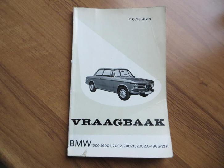 Vraagbaak BMW 1600-2, 1600ti, 2002, 2002ti 1966 - 1971, Auto diversen, Handleidingen en Instructieboekjes, Ophalen of Verzenden