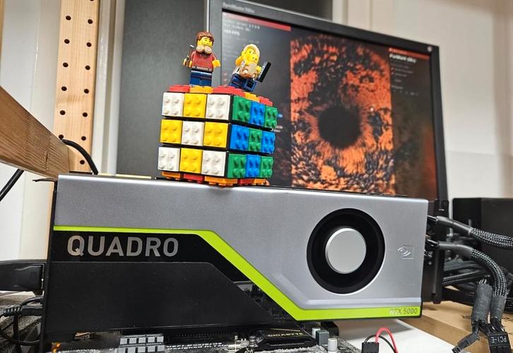 NVIDIA Dell Quadro RTX 5000 16GB GDDR6 Videokaart, Computers en Software, Videokaarten, Zo goed als nieuw, Nvidia, PCI-Express 4.0