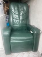 Massagestoel donkergroen, Huis en Inrichting, Fauteuils, Ophalen, Gebruikt