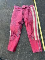 Leren jaren 70 motor cross broek, Ophalen, Zo goed als nieuw, Schoeisel