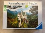 Ravensburger Puzzel - Kasteel Neuschwanstein 1500 stukjes, Ophalen of Verzenden, Meer dan 1500 stukjes, Zo goed als nieuw, Legpuzzel