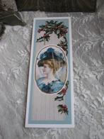 Groot Kado Label / Boekenlegger - Victoriaanse Dame 16x6 cm, Antiek en Kunst, Verzenden