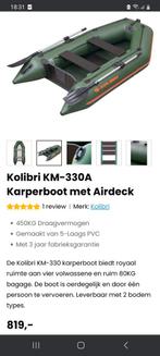Karper rubber boot met elektrische motor, Watersport en Boten, Hengelsport | Karpervissen, Ophalen