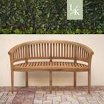 Landelijke klassieke tuinbank - Berwyn teakhout, Niet ingevuld, Nieuw, Ophalen of Verzenden, Niet ingevuld